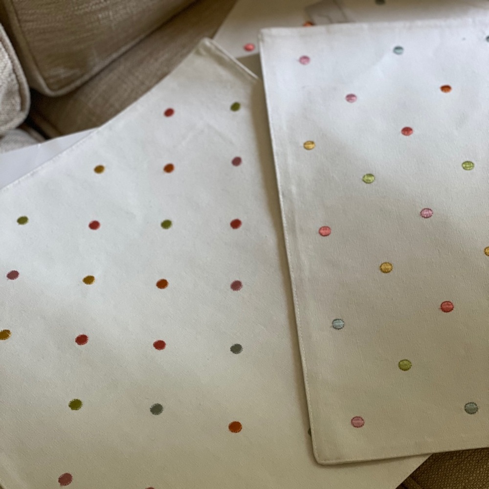 Set of 4 Placemats - 15” square 💥SALE💥